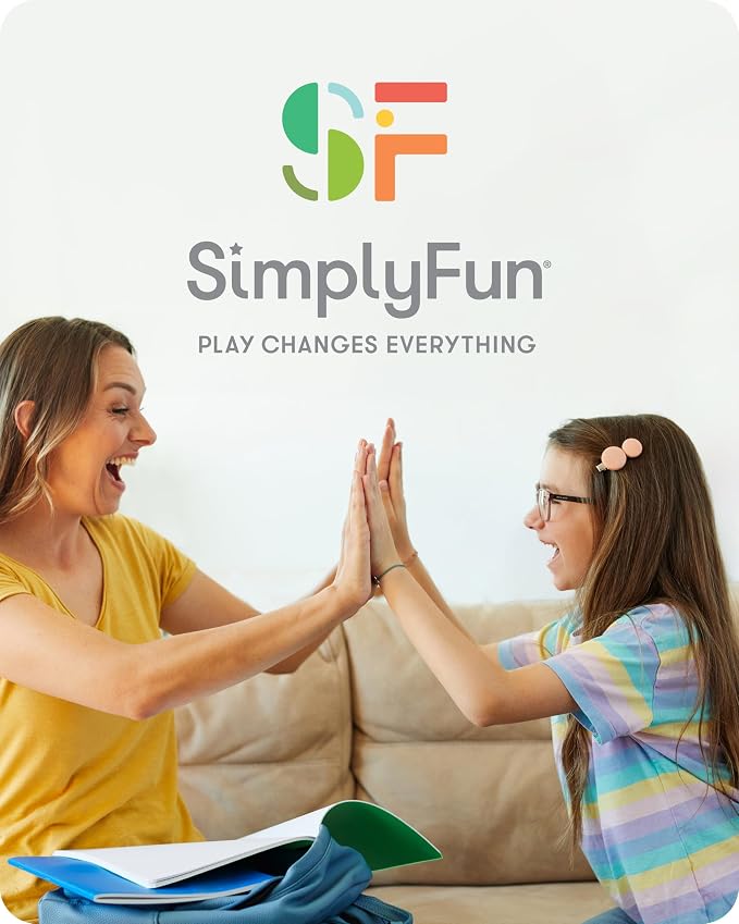 SimplyFun Math’d Potatoes Board Game, Math Game for Kids Ages 8+, Educational Dice Game with Addition and Subtraction - Fun Math Challenge for 2-4 Players