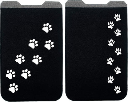 Phone Wallet - Adhesive Card Holder - Cell Phone Pouch - Stick on Lycra Pocket by Gecko - Carry Credit Cards and Cash