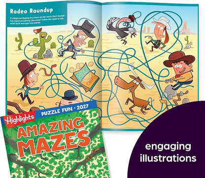 Highlights Puzzle Fun Activity Books 2027 Special Edition Gift Set | Variety Puzzle Book Set with Brain Teasers, Mazes, Word Games and More, Travel Activity and Game Books for Kids Ages 6 and Up