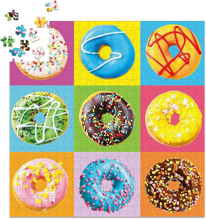500 Pieces Jigsaw Puzzles for Adults and Teens and Kids Family Happy Gift Colorful Popsicles (T-Doughnuts)