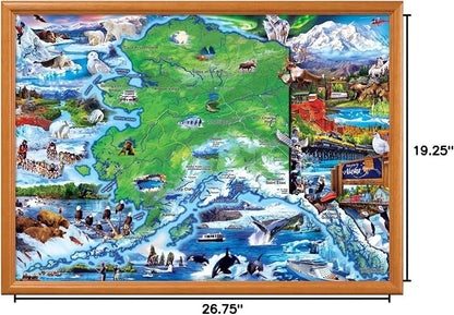 MasterPieces - 1000 Piece Jigsaw Puzzle, Alaska National Park, Fun for Adults, Family, Kids 19.25"x26.75"