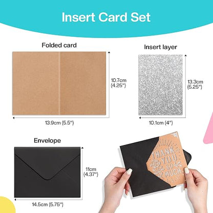 Likcut Vinyl Cutter Machine Cardstock Creator Bundle, Smart Compact Sticker Maker with Carrying Case & Accessories, Beige