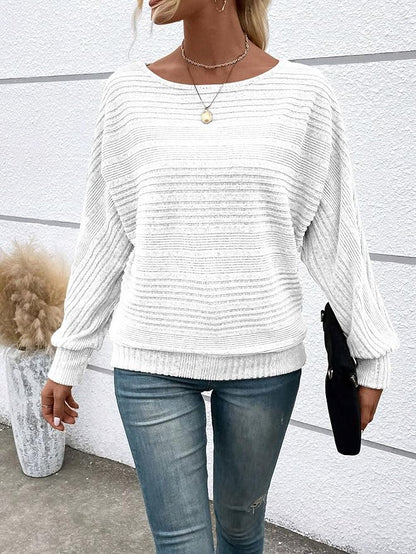 Womens Long Sleeve Shirts Crewneck Tunic Tops Pullover Sweaters Business Casual Blouses Fall Fashion 2026