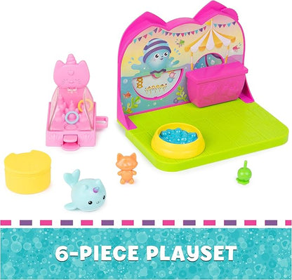 Spin Master Gabby's Dollhouse Kitty Narwhal’s Carnival Room, with Toy Figure, Surprise Toys and Dollhouse Furniture, Kids Toys for Girls & Boys 3+