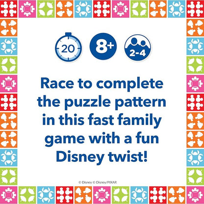 Disney Puzzle Blitz - Block Puzzle Game, Board Games for Family Night, Multi-Player Board Game, Family Board Game, Travel Games, Disney Toys, Ages 8+