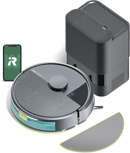 iRobot Roomba 105X Combo Robot Vacuum & Mop with AutoEmpty Dock, Self‑Emptying for Up to 75 Days, 70× Power‑Lifting Suction, Smart LiDAR Mapping, App & Voice Control, Ideal for Homes with Pets & Kids