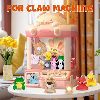 Sofier 12 Packs Mini Stuffed Animals Bulk Party Favors For Kids Treasure Box Toys Classroom Plush Toys Claw Machine Key Chains Carnival Prizes Small Valentine Halloween Stocking