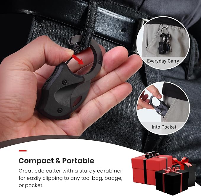 FUNBRO Edc Box Cutter | Small Pocket Knife Gifts for Men, Anniversary & Birthday Gifts for Him