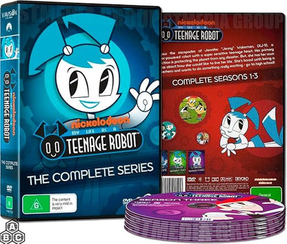 My Life as a Teenage Robot: The Complete Series (Seasons 1-3 / Bonus Features / 9-Disc Set) [DVD] [Region Free]