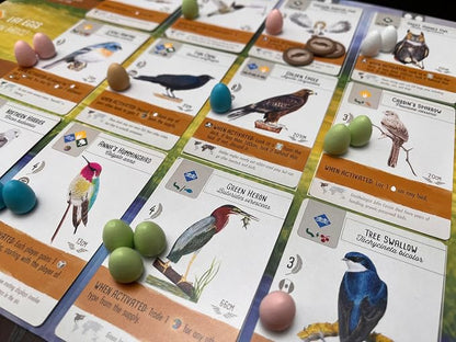 Stonemaier Games: Wingspan (Base Game) by Elizabeth Hargrave | A Relaxing, Award-Winning Strategy Board Game About Collecting Birds for Adults and Family | 1-5 Players, 70 Mins