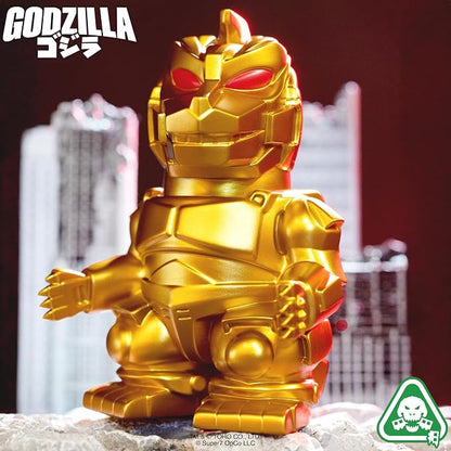 Super7 Fun! Fun! Toho Mechagodzilla (Vintage Toy Gold) Vinyl Figure - 5" Toho Godzilla Action Figure - Classic Movie Collectibles and Retro Toys
