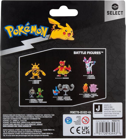 Pokemon Select Evolution 3 Pack - Features 2-Inch Pichu and Pikachu and 3-Inch Raichu Battle Figures