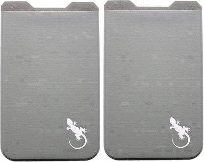 Phone Wallet - Adhesive Card Holder - Cell Phone Pouch - Stick on Lycra Pocket by Gecko - Carry Credit Cards and Cash