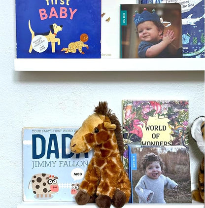 The Petting Zoo Giraffe Stuffed Animal Plushie, Gifts for Kids, Wild Onez Babiez Zoo Animals, Giraffe Plush Toy 6 inches