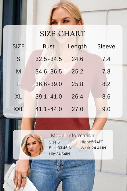Arach&Cloz Women's Wool Blend Spring Summer Lightweight Business Casual Sweater Tops 2026