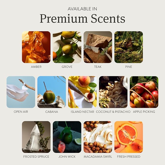 Drift Car Air Freshener - The Original Stone Air Freshener - Car Odor Eliminator - Long Lasting Scent - Metal Clip - Essential Oils -Clean Ingredients - Open Air Scent 3 Pack Refill - NO CLIP INCLUDED