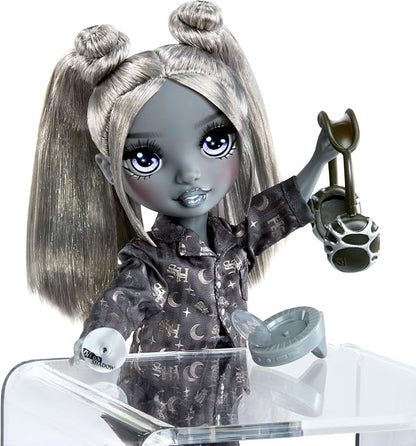 Rainbow High Shadow High Girl's Night Luna Madison - Grayscale 11" Fashion Doll. Grey Hair. Grey Outfit. Girl's Night Accessories and Comb.