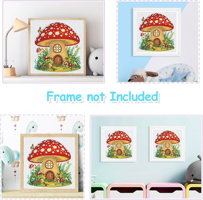 Nardoll Diamond Art Kits - Arts and Crafts - Diamond Art Painting with Wooden Frame - GEM Art for Girls Boys Adults Beginners Home Wall Decor Gifts