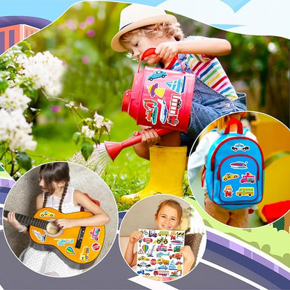 Labeol Diamond Art Kits for Kids Boys and Girls Ages 6-8-10-12 Easy to DIY Creative Diamond Art Sticker Craft by Numbers Kits for Kids and Adult Beginners (Transportation)