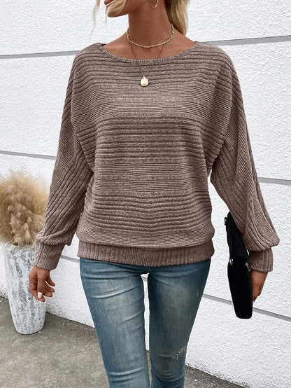 Womens Long Sleeve Shirts Crewneck Tunic Tops Pullover Sweaters Business Casual Blouses Fall Fashion 2026