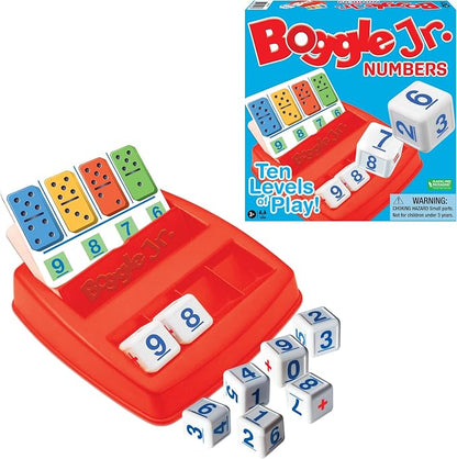 Winning Moves Boggle Jr Numbers, Kids Learning Number Game | The Original Grow-With-Me, Math, Counting and Number Recognition