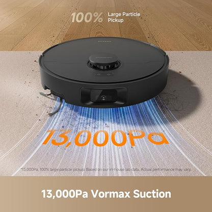 dreame D20 Pro Plus Robot Vacuum and Mop, Detangling DuoBrush for Pet Hair | 13,000Pa Suction, Corner Cleaning, 150-Day Auto-Empty with 5L Dust Bag, LDS Navigation, 5,200mAh Battery, App & Voice Control