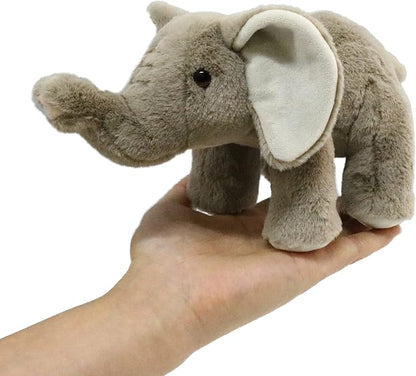 Ice King Bear Wild Animal Small Stuffed Animals Zoo Family Plush Toy (Elephant 9 Inches)
