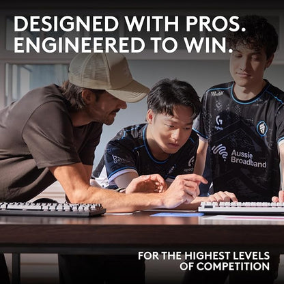 Logitech G PRO X 60% Wireless Gaming Keyboard (Linear Optical) - Black | Ultra Compact TKL 60%, Windows PC, LIGHTSYNC RGB, Dual-Shot PBT Keycaps, GX Optical Linear Switches