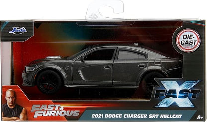 Jada Fast & Furious 1:32 2021 Dodge Charger SRT Hellcat Die-Cast Car, Toys for Kids and Adults