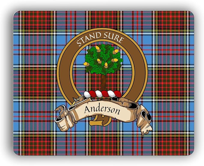 Anderson Scottish Clan Computer Mouse Pad (Tartan Only)