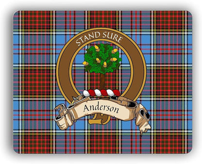 Anderson Scottish Clan Computer Mouse Pad (Tartan Only)
