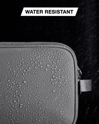 BAGSMART Toiletry Bag for Men, Travel Toiletry Organizer Dopp Kit Water-resistant Shaving Bag for Toiletries Accessories, Door Room Essentials,Grey-large