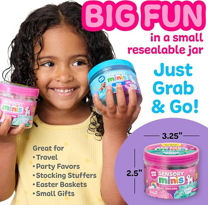 Creativity for Kids Sensory Minis Unicorn Kit | Cloud Clay Sensory Toy for Kids | Summer Activities | Mess-Free, Screen-Free Travel Activity for Kids (Ages 3+)