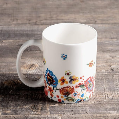 Maison d' Hermine Coffee Mug with Handles Tea Cups (15 Ounce, Pack of 1)