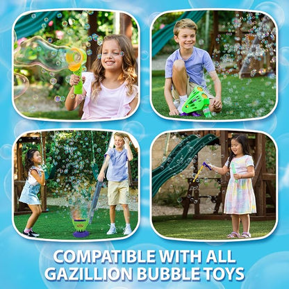 Gazillion 8 Ounce Bubble Solution 4 Pack - Great Bubbles for Kids, Great for Kids Parties, Non-Toxic & Safe