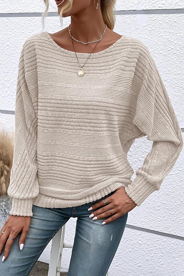 Womens Long Sleeve Shirts Crewneck Tunic Tops Pullover Sweaters Business Casual Blouses Fall Fashion 2026