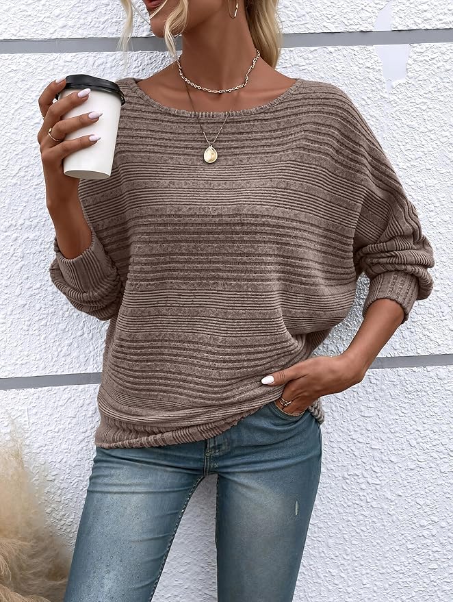Womens Long Sleeve Shirts Crewneck Tunic Tops Pullover Sweaters Business Casual Blouses Fall Fashion 2026