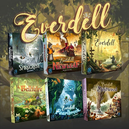 Everdell Collector’s Edition Board Game – Premium Strategy Worker Placement Game for Adults & Teens, 1–4 Players, Age 14+, Deluxe Fantasy Tabletop Game with Exclusive Content & Metal Tokens