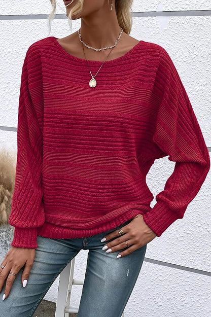Womens Long Sleeve Shirts Crewneck Tunic Tops Pullover Sweaters Business Casual Blouses Fall Fashion 2026
