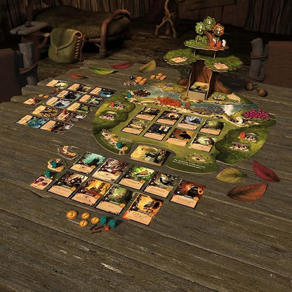 Everdell Collector’s Edition Board Game – Premium Strategy Worker Placement Game for Adults & Teens, 1–4 Players, Age 14+, Deluxe Fantasy Tabletop Game with Exclusive Content & Metal Tokens