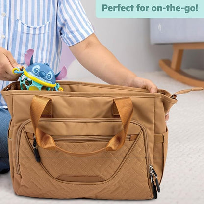 Disney Baby Stitch Oball Rattle by Bright Starts, Easy Grasp Baby Toy with Jingle Ball, Sensory Rattle for Newborn Infant 0-6 Months, Baby Toys 3-6 Months