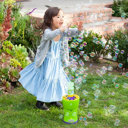 Gazillion Bubbles, Bubble Rush Portable Bubble Maker - Instant Bubble Creation - Outdoor Toy for Kids - 8 oz. Bubble Solution Included - Ages 3+