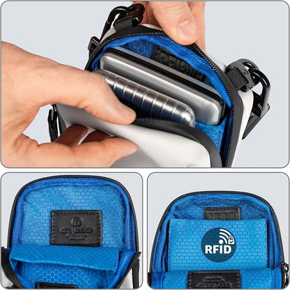 Cell Phone Crossbody Sling Bag EDC – RFID Small Shoulder Bag with Urban Tech Aesthetic