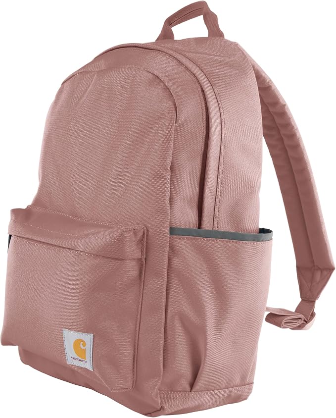 Carhartt Classic 21L Backpack Rose Tint | Classic Laptop, Water-Resistant Pack with 15 Laptop Sleeve and Organizational Compartments