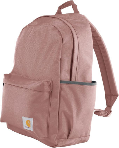 Carhartt Classic 21L Backpack Rose Tint | Classic Laptop, Water-Resistant Pack with 15 Laptop Sleeve and Organizational Compartments