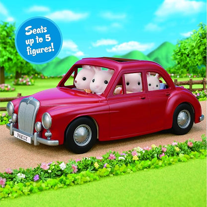 Calico Critters - Family Cruising Car - Family Vehicles – Kids Pretend Play Toy, Miniature Vehicle & Accessories Set, Ages 3+