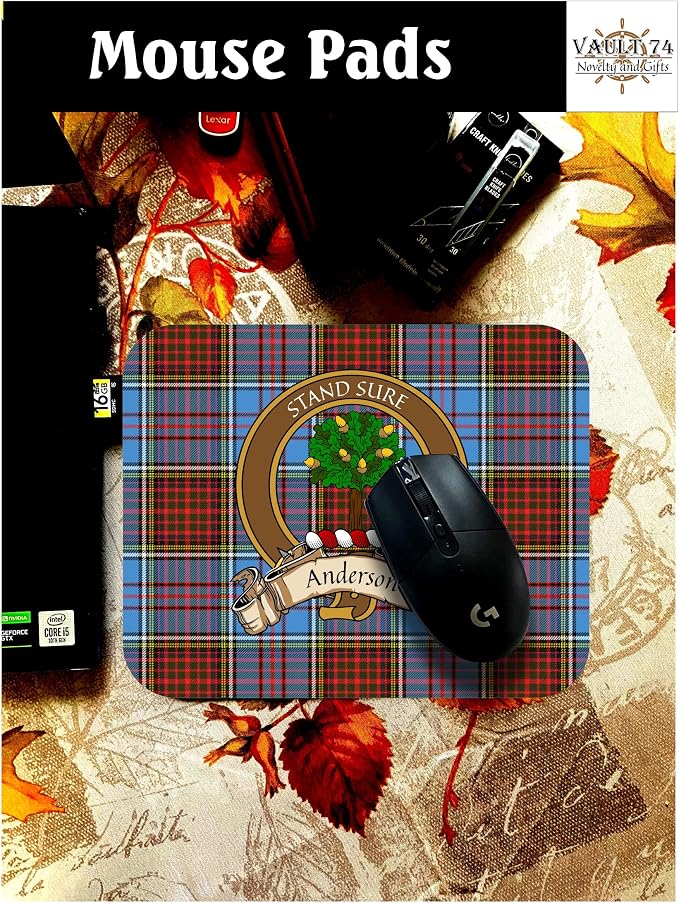 Anderson Scottish Clan Computer Mouse Pad (Tartan Only)