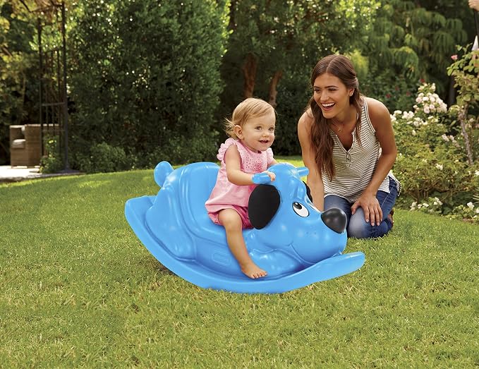 Little Tikes Rockin' Puppy- Blue, Small