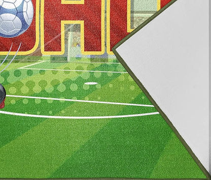 Jay Franco Disney Mickey Mouse Strike, Curve, Goal Kids Room Rug - Large Area Rug Measures 4 x 5 Feet (Offical Disney Product)