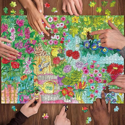 Secret Garden Puzzles for Adults 1000 Pieces, Puzzles with Letters on Back, Impossible Hard Difficult Challenging, Precise Interlocking Pieces, Home Wall Decoration & Ideal Gift